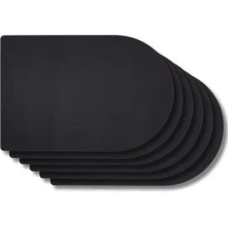 Jay Hill Tischsets Leder - Schwarz - Bread - 44 x 30 cm - 6 Stück