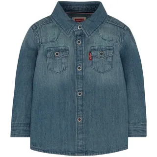 Levi's® Kids Langarmhemd »LVB BARSTOW WESTERN SHIRT«, im Jeans-Look for Baby BOYS, grau