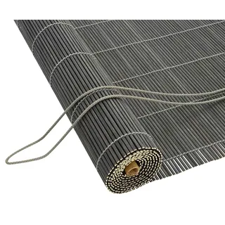 vidaXL Rollo Grau 40 x 160 cm Bambus - Grau