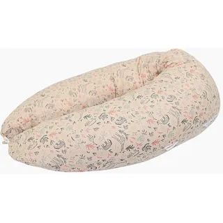 HOBEA-Germany Stillkissen Schwangerschaftskissen, Modell: Safari beige | OEKO-TEX® STANDARD 100 zertifiziert, IGR zertifiziert (ergonomisches Produkt) ideal zum Stillen und Schlafen für Schwangere