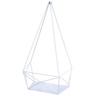 MCW Wandregal Weiß , Metall , 23x44x11 cm , Wohnzimmer, Regale, Wandregale