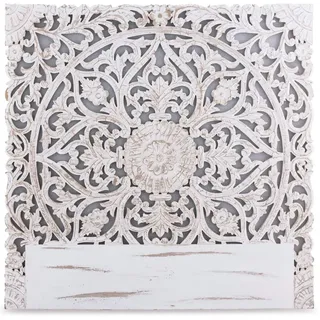 Menzzo Serena Kopfteil Bett 140cm aus Holz Weiß