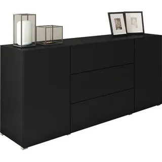 P & B Sideboard 150 x 68 x 38,5 cm Schwarz