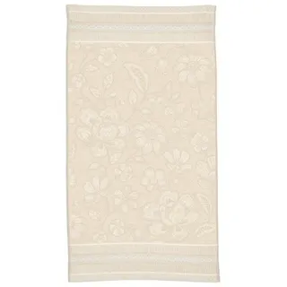 Pip Studio Handtuch Jasmin 55 x 100 cm Baumwolle Beige Sand