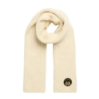 Superdry für Damen. W9310079A Luxuriöser Strickschal mit beiger Kordel (OSFA), Lässig, Nylon