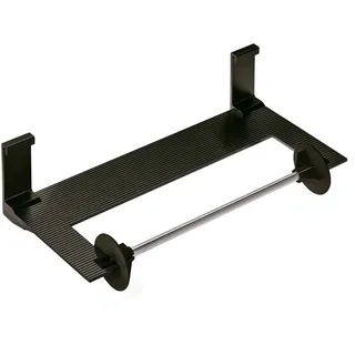 Alto Papierrollenhalter geschlossen, Relingsystem, schwarz matt - Schwarz