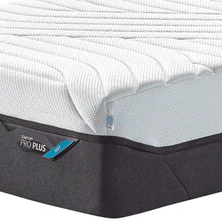 Tempur Matratze PRO Plus Soft , Anthrazit, Weiß , Textil , Füllung: Viskoelastischer Kern , rechteckig , 80x200 cm , Über- und Sondergrößen erhältlich, Bezug abnehmbar/waschbar, für verstellbare Lattenroste geeignet, alternative Größen erhältlich, Bezug rundum abnehmbar , Schlafzimmer, Matratzen, Viscomatratzen
