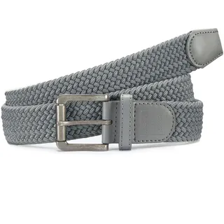 AUTHENTIC LE JOGGER Hüftgürtel Flechtgürtel, Stretchgürtel, Gürtel für Jeans & Hosen, grau