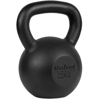 rebel electro Rebel Kettlebell Gusseisen 22 kg schwarz