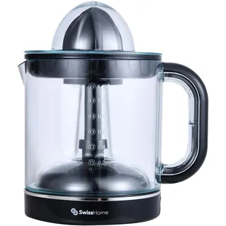 Swiss Home SwissHome Advanced - Elektrischer Entsafter - 40W Leistung - Doppelkegel - Reversibler Betrieb - Automatischer Start - Mit abnehmbarem Behälter und rutschfesten Füßen