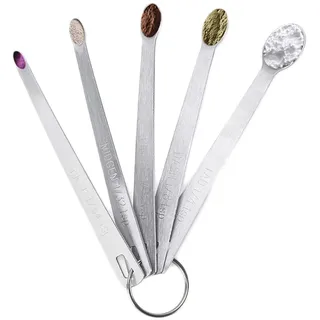 Messlöffel Set Dosierlöffel Set Edelstahl Küchenmesslöffel Kochen Backen Messen Löffel Messlöffel Edelstahl mit Waage Einfach zu Verwendender Messlöffel Teelöffel set zum Backen Kochen Küchenzubehör