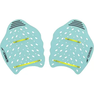 Speedo Power Plus Paddel | Schwimmtraining | Handpaddel Trainingshilfen, Arctic Glass, M