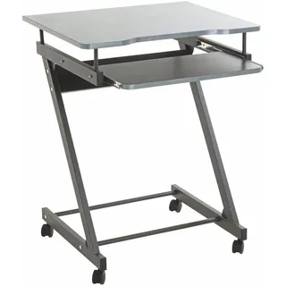 Haku-Möbel HAKU Computertisch mit Rollen anthrazit, (24889)