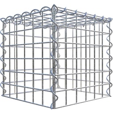 Bild Gabione silbergrau, Maschenweite 5 x 5 cm