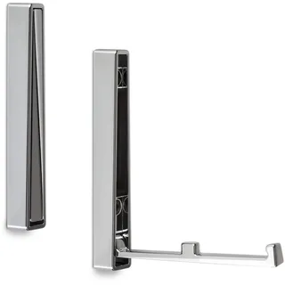 SOTECH Aufbau Klapphaken BARI Chrom poliert 120 x 16 x 15 mm Kleiderhaken klappbar Garderobenhaken zum aufschrauben