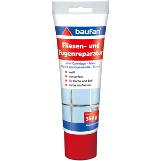 Baufan Spachtelmasse Fliesen- und Fugenreparatur 350 g weiß
