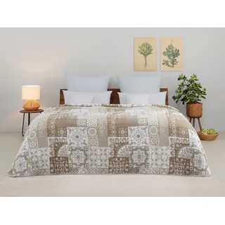 OTTO home Sofia Tagesdecke 150 x 200 cm Grau/Schwarz