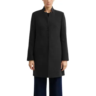 Comma Kurzmantel Blazer-Mantel in taillierter Passform, schwarz