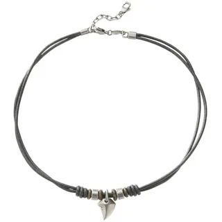 Fossil Natural Surfer Herren-Kette Schwarz / Edelstahl