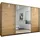 Schwebetürenschrank CORTONA 323 x 214 x 64 cm Braun