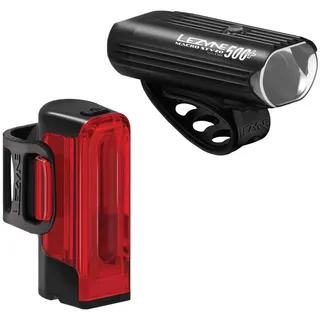 Lezyne Macro 500+ / Strip+ Akku Beleuchtungsset Stvzo Schwarz Modell 2024