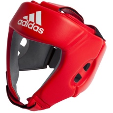 adidas Unisex – Erwachsene IBA Boxing Head Guard Kopfschutz, Rot, S