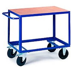 Tischwagen 1 Ladefläche, 850 x 500 mm, Tragkraft 500 kg, für Produktion und Werkstatt