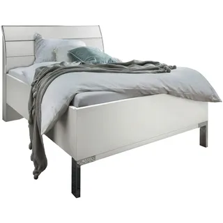 Dieter Knoll Bett , Weiß , Holzwerkstoff , 100x200 cm , ISO 9001, Made in Germany , in verschiedenen Größen erhältlich , Schlafzimmer, Komplette Schlafzimmer und Serien, Schlafzimmerserien