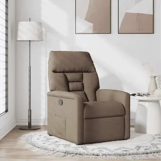 vidaXL Relaxsessel Braun Stoff - Braun