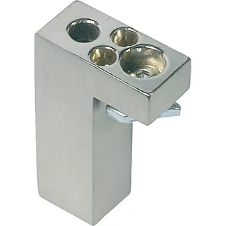 Mydeco Gardinenstange-Deckenmontage MultiTrack Edelstahl-Optik 3,2 cm x 1,1 cm