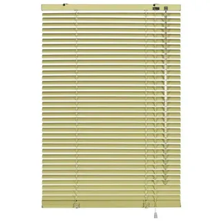 Aluminium-Jalousie 25 mm 80 x 175 cm beige