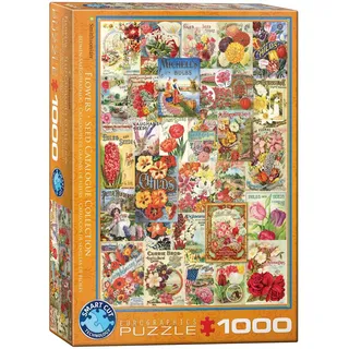 Eurographics 1000 Teile - Blumen Saatgutkataloge