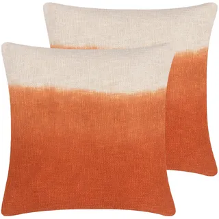 furn. Mizu Square Polyetser Filled Cushions Twin Pack