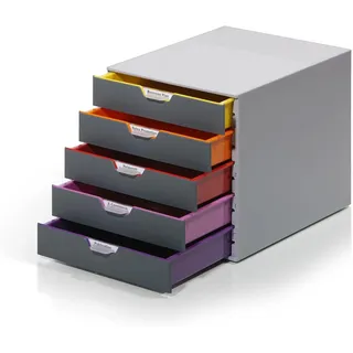Durable Schubladenbox Varicolor 29,2 x 35,6 x 28 cm 1-tlg. mehrfarbig