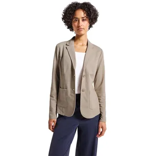 STREET ONE Damen 2116815 Basic Blazer, Morning beige Mel, 44