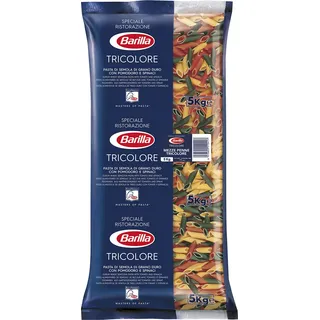 Barilla Mezze Penne Tricolore Nr 78 Pasta Nudeln 5000g