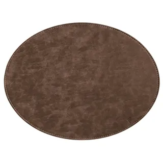 FREEFORM | Tischset, oval, TEXTIL, lederoptik