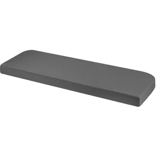 PRIMEPATIO Bankauflage Outdoor 120x40x8 cm Wasserdicht Grau | Abnehmbarer Waschbarer Bezug, Passend für Gartenbank, Schaukel und Innenhof, Sitzkissen für Balkon & Gartenmöbel