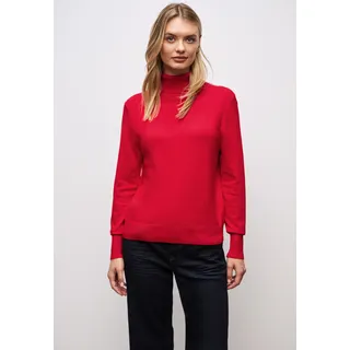 STREET ONE Rollkragenpullover Rot 42