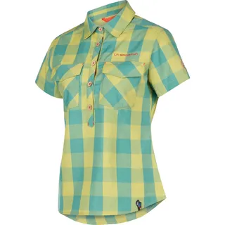 La Sportiva Nomad SS Shirt Women lagoon/cherry tomato (638322) S