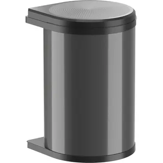 HAILO 3520071 AS Mono 20 dunkelgrau/schwarz Abfallsorter 20 Liter ab 40 cm Schrankbreite - Grau