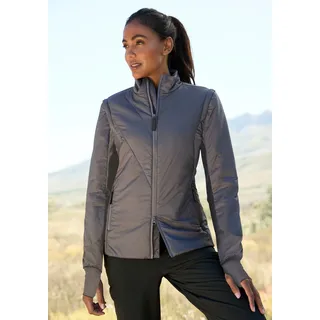 Allwetterjacke VIVANCE, Damen, Gr. 44, lila (mauve), Obermaterial: 100% Polyamid. Einsatz: 68% Viskose, 26% Polyester, 6% Elasthan. Futter: 100% Polyester. Wattierung: 100% Polyester, abnehmbar mit Daumenlöchern,mit Windstopper, Jacken Allwetterjacke, zwei Tragevarianten, mit abnehmbaren Ärmel