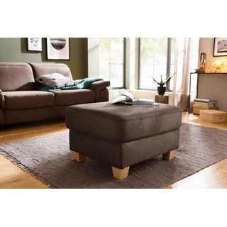 Home Affaire Polsterhocker »Dalia« mit Stauraum, Federkern-Polsterung passend zur "Dalia"-Serie, braun