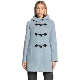 GIL BRET Dufflecoat mit Kapuze", in Bright Blue melange), | Gr.: 36