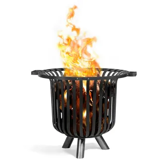 Cook King Feuerkorb Verona Schwarz
