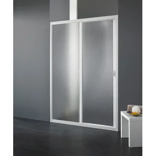 Forte Dusch-Schiebetür »Maestro Due« Duschtür, BxH: 120-130 x 185 cm, weiß