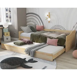 Interlink Kinderbett Leonie 23 90 x 200 cm Kiefer massiv natur braun