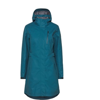 KILLTEC Damen Parka Funktionsparka mit abzippbarer Kapuze KOW 165 WMN PRK wasserdicht, Winddicht, atmungsaktiv 00834-petrol 42