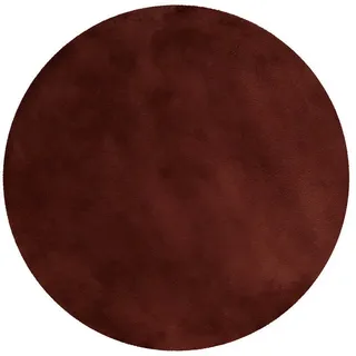 Esprit Hochflorteppich , Bordeaux , Textil , Uni , rund , Oeko-Tex® Standard 100 , strapazierfähig , Teppiche und Böden, Teppiche, Runde Teppiche