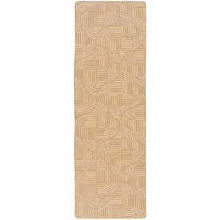 Snapstyle In- UND Outdoor Teppich Läufer Beidseitig Newport , Gelb , Textil , 80x400 cm , Teppiche und Böden, Teppiche, Outdoorteppiche